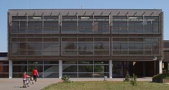 Frontansicht Erweitrung Schulzentrum Oberschule, Lehrte-Hämelerwald