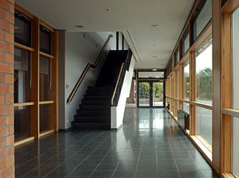 Eingangsbereich in der Erweiterung Schulzentrum Oberschule, Lehrte-Hämelerwald