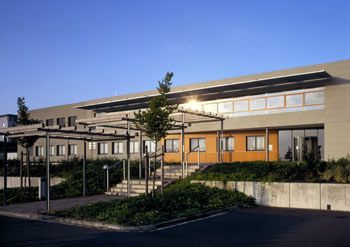 Blick auf das Berufsgenossenschaftliche Schulungsheim, Bad Münder