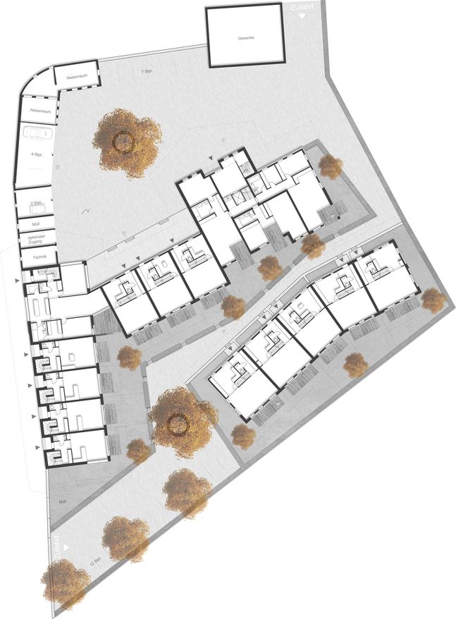 Erdgeschossgrundriss, Raupert Hof Hannover